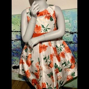 Girls Floral Print Dress